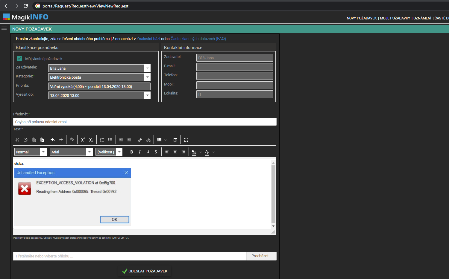 Podpora HTML