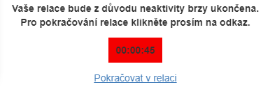 Hlídání relace uživatele